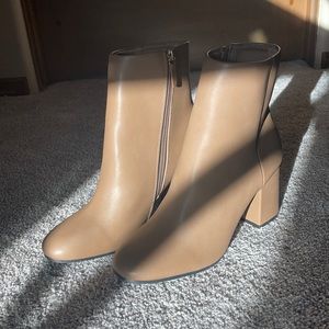 Nude Booties Shein
